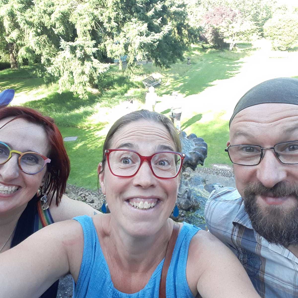 Reuniting with some writers in the UK